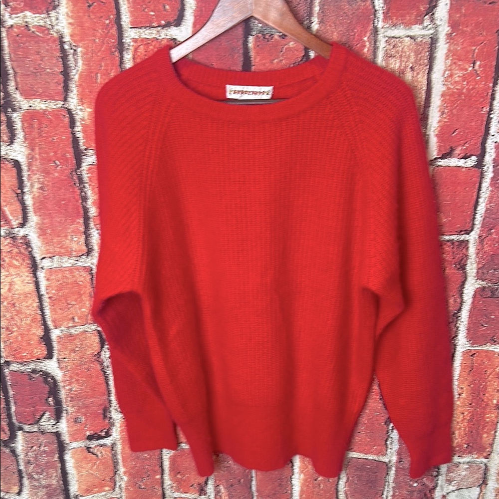 Vintage Checkmate pink Lambswool & Angora Sweater - Medium
